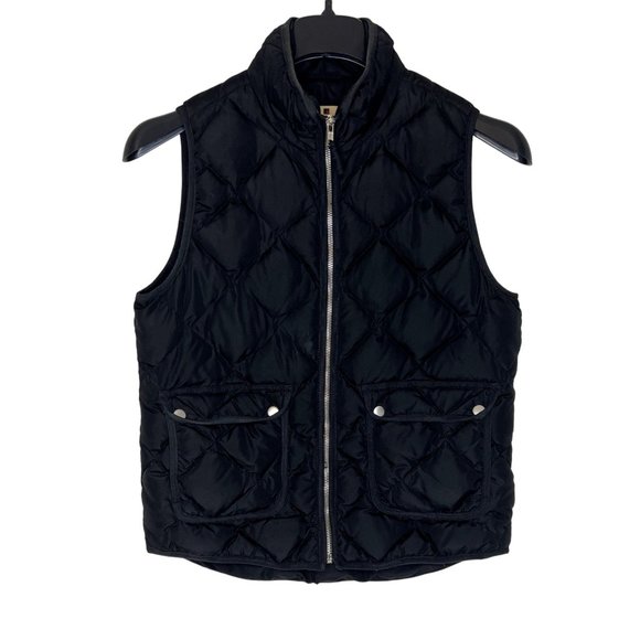 Woolrich Women's Size Medium Quilted Black Puffer Down Vest - Picture 1 of 7